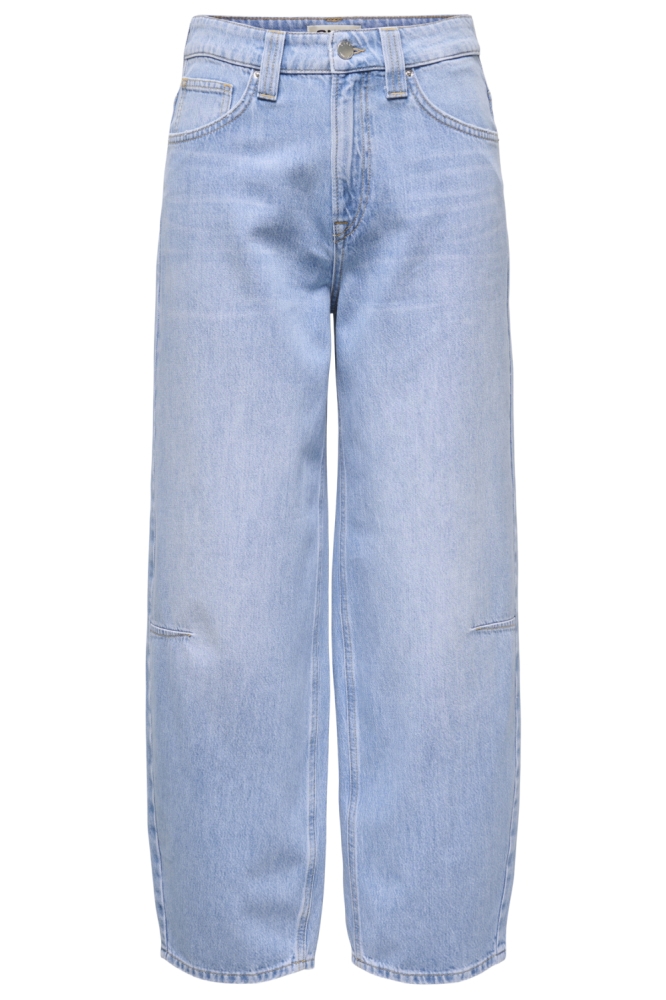 ONLFRANKIE HW ANK BARREL DNM DOT007 15370765 Light Blue Denim